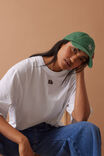Liv Oversized Tee, WHITE /CHOC CL EMBROIDERY - alternate image 3