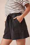 Relaxed Everyday Short, VINTAGE BLACK TWILL - alternate image 4