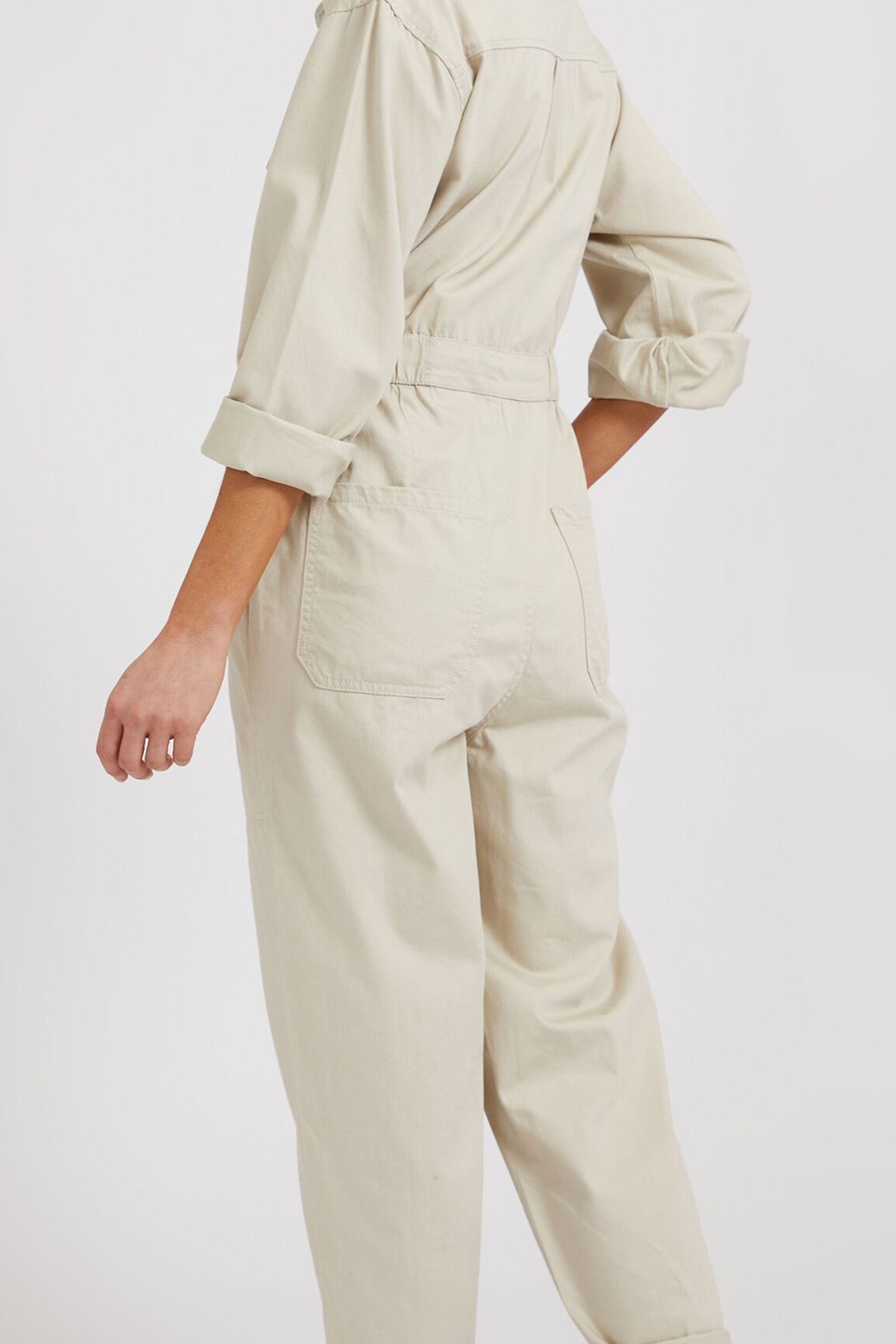 cotton utility jumpsuit