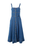 Strappy Seamed Midi Dress, FRESH INDIGO - alternate image 2