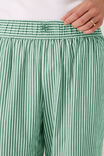 The Lounge Pant, KELLY GREEN WHITE STRIPE - alternate image 6
