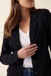 Ponte Longline Blazer With Ecovero™ Fibres, BLACK - alternate image 4