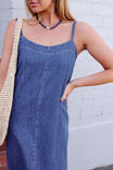 Remy Strappy Midi Dress, TRUE INDIGO - example image 5