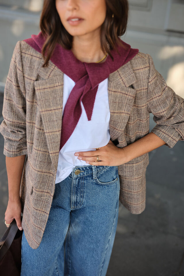 Joni Blazer, BROWN CHECK