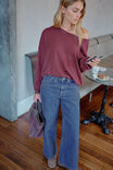 Evie Wide Leg Jean, FRESH INDIGO - alternate image 5