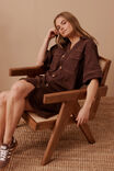 Sammy Relaxed Shirt Dress, CHOCOLATE - alternate image 4