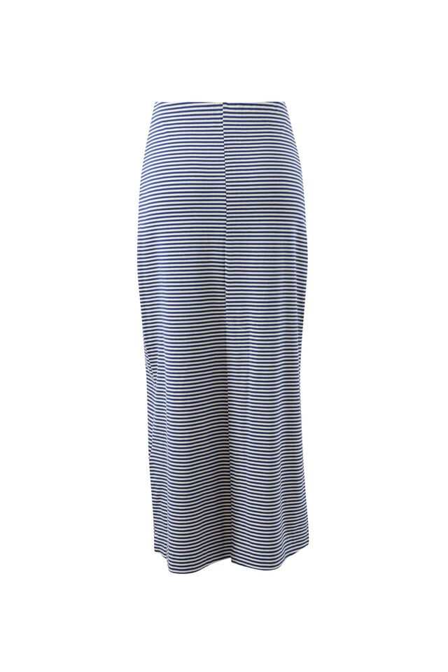 Clara Column Skirt, STONE MINI STRIPE