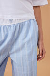 The Lounge Pant, BLUE FAINT CHECK - alternate image 4