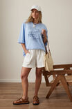 Liv Oversized Tee, CHINA BLUE/PALM BEACH - alternate image 5