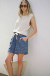 Darcy Relaxed Everyday Short, INDIGO DENIM - alternate image 1