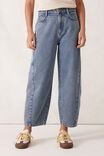 Tapered Barrel Jean, MID VINTAGE BLUE - alternate image 4