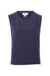 Sporty Terry Top, NEW NAVY - alternate image 2