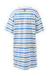 Cleo Mini Terry Dress, WHITE AZURE BLUE STRIPE - alternate image 3