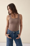 Ultra Soft Tank Top, TAUPE - alternate image 5