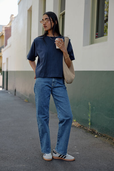 Sydney Straight Leg Jean, FRESH INDIGO