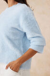 Fluffy Cocoon Knit, DUSK BLUE - alternate image 6