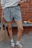 Mila Short, LEOPARD LINEN BLEND - alternate image 7