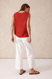 Jude Wide Leg Crop Jean, FRESH ECRU - alternate image 7