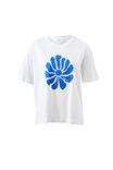 Stevie Slouchy Tee, WHITE/CERES FLORA - example image 2