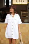 Sammy Relaxed Shirt Dress, FRESH ECRU - alternate image 5