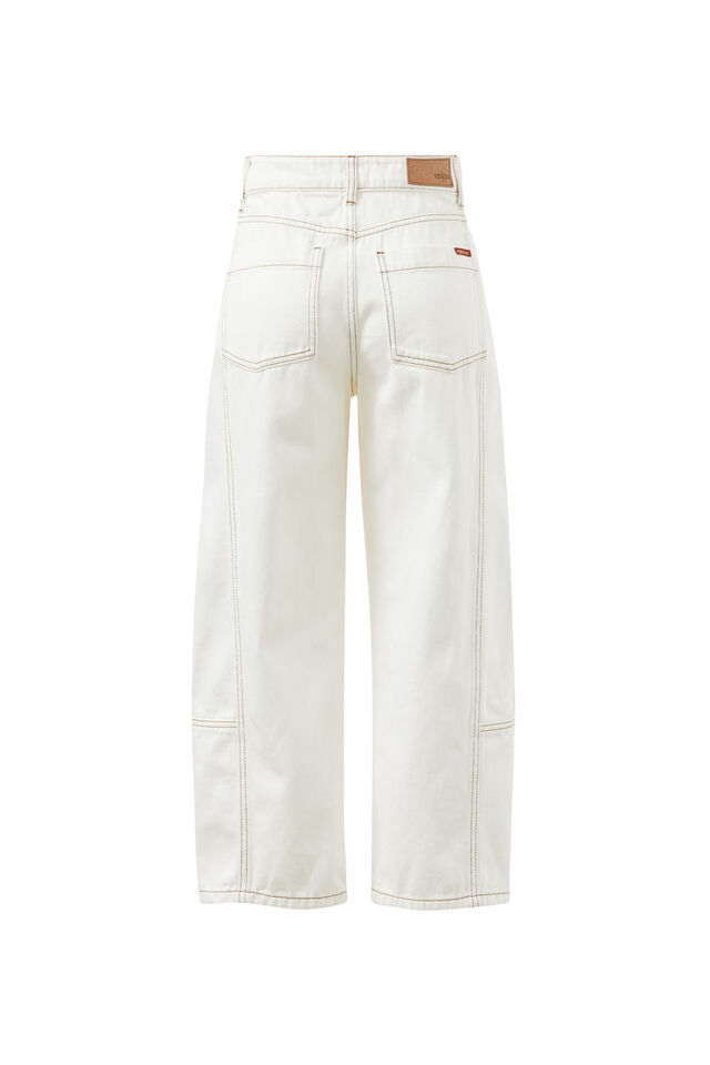 Demi Barrel Jean, FRESH ECRU