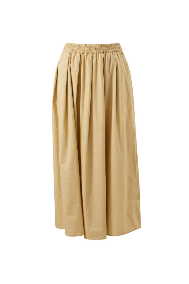 Florence Maxi Skirt, BURNT BUTTER