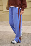 Gigi Wide Leg Terry Trackpant, VINTAGE BLUE MIXED SIDE STRIPE - alternate image 4