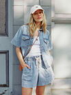 Relaxed Everyday Short, VINTAGE BLUE DENIM - alternate image 6