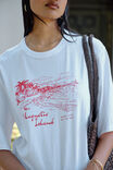 Macy Print Tee, WHITE/MAGGIE ISLAND - alternate image 4