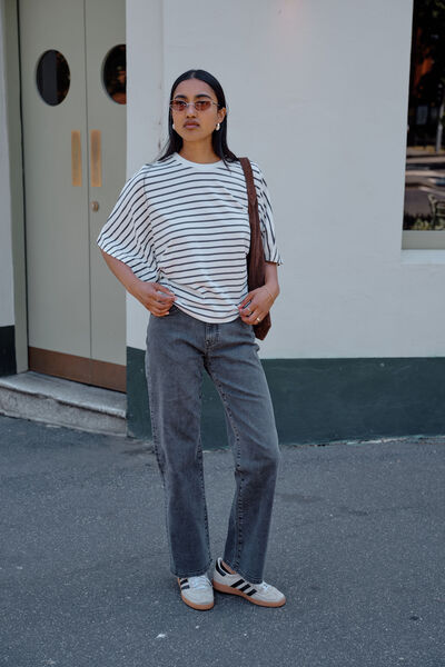 Sydney Straight Leg Jean, WASHED BLACK