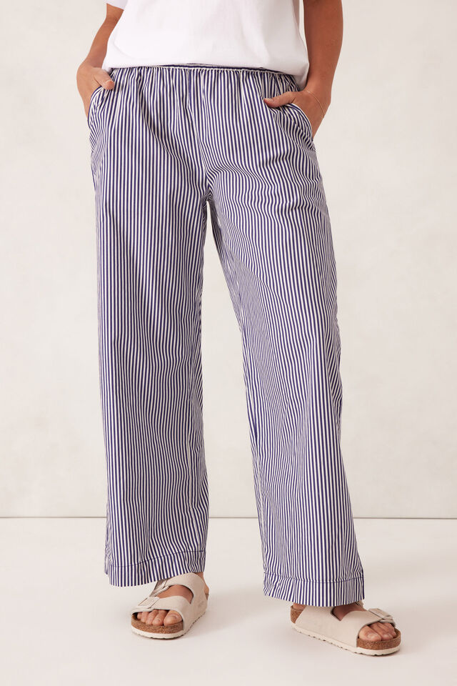 The Lounge Pant, COLLEGE BLUE WHITE NARROW STRIPE