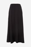 Soft Maxi Skirt, BLACK - alternate image 2