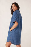 Side Pocket Boxy Dress, FRESH INDIGO - alternate image 5