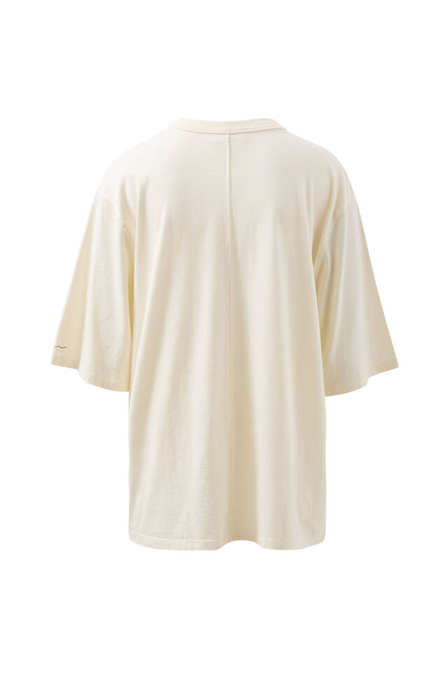 Liv Oversized Tee, SHELL/ISLAND PALMS