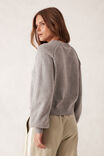 Soft Knit Raglan Crew, GREY MARLE - alternate image 3