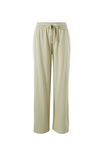 Gigi Wide Leg Terry Trackpant, MATCHA SIDE STRIPE - alternate image 2