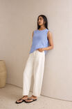 Margot Mesh Knit Tank, SKY BLUE - example image 5