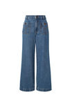 Wide Leg Stitch Pocket Jean, INDIGO - alternate image 2