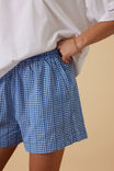 Mila Short, COBALT GINGHAM - alternate image 4