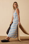 Talulah Knit Tank Midi Dress, POWDER BLUE STRIPE - alternate image 6