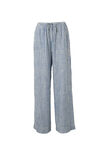 Relaxed Beach Pant, BLUE STRIPE RESCUED FABRIC - alternate image 2