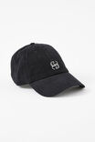 Pip Everyday Cap, BLACK/ECRU STITCH - alternate image 2