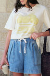 Stevie Slouchy Tee, SUMMER STONE/CERES CITRUS - alternate image 4