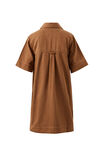 Sammy Relaxed Shirt Dress, TOFFEE - alternate image 3