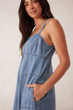 Denim Beach Dress, WORN BLUE - alternate image 4