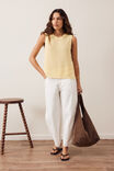 Maddy Mesh Knit Tank, NEW BUTTER - example image 4