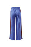 Gigi Wide Leg Terry Trackpant, VINTAGE BLUE MIXED SIDE STRIPE - example image 3