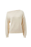 Rani Off Shoulder Knit, MARSHMALLOW - example image 2