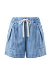 Relaxed Everyday Short, INDIGO STRIPE - alternate image 2