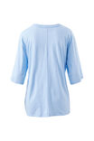 Liv Oversized Tee, CHINA BLUE/PALM BEACH - alternate image 3
